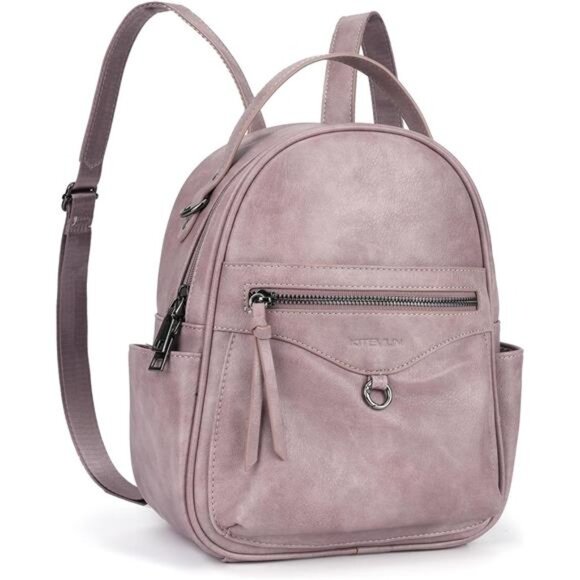 Mini Backpack Fashion for Women Light Purple main image 5